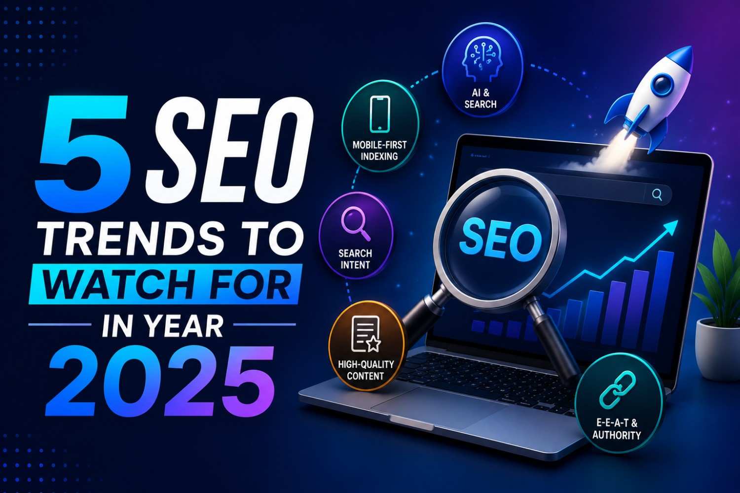 5 SEO Trends to Watch For In Year 2025 5 SEO Trends to Watch For In Year 2025
